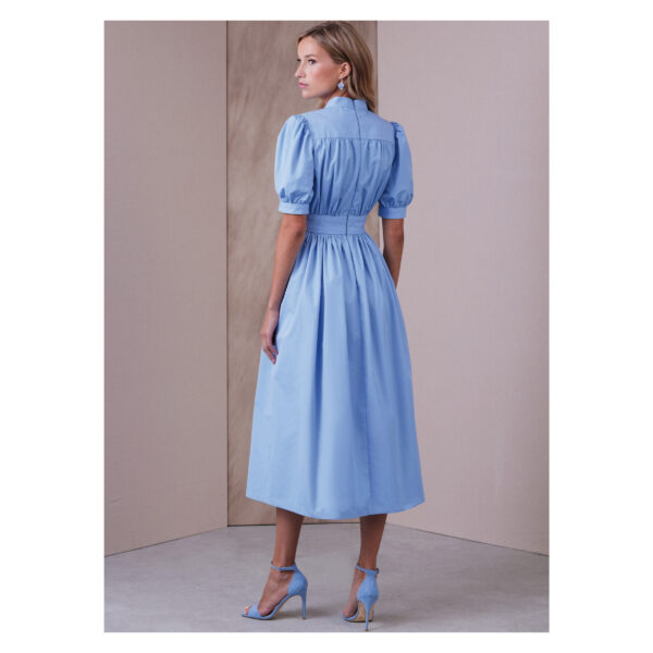 Vogue Schnittmuster - V1934 - Kleid mit Taillenbund und Puffärmel – Bild 6
