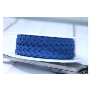 0.99 EUR/m - 5m Zackenlitze - 4 mm / 7 mm - exquisite Litze - Blau