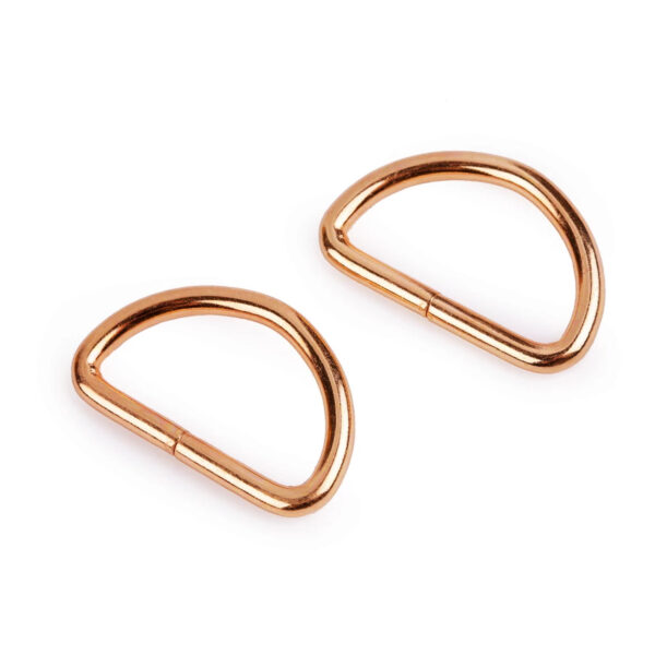 10 Halbringe - D-Ringe - für 30mm Gurtband - 4 - 5mm - versch. Farben – Bild 6