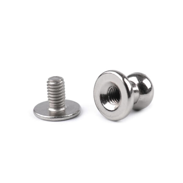 4 Kopfnieten - Schraubnieten - Gürtelnieten - Taschennieten - 6 x 10 mm - Farben – Bild 6
