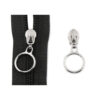 5 Schieber -außergewöhnliche  Zipper - für Reißverschlüsse mit 6mm Spirale - versch. Farben – Bild 6