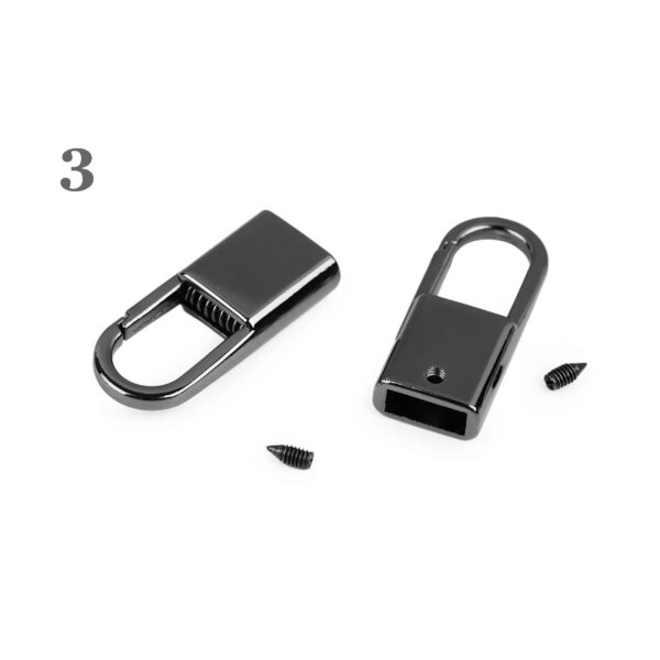 1 Paar (2 Stück) Endstücke für Flachkordel - 9mm - verschiedene Farben – Bild 4