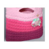 exquisite Crochet Bag - Tasche gehäkelt - Shopper, kurzer Griff - Pink - Rosa - Erika – Bild 2