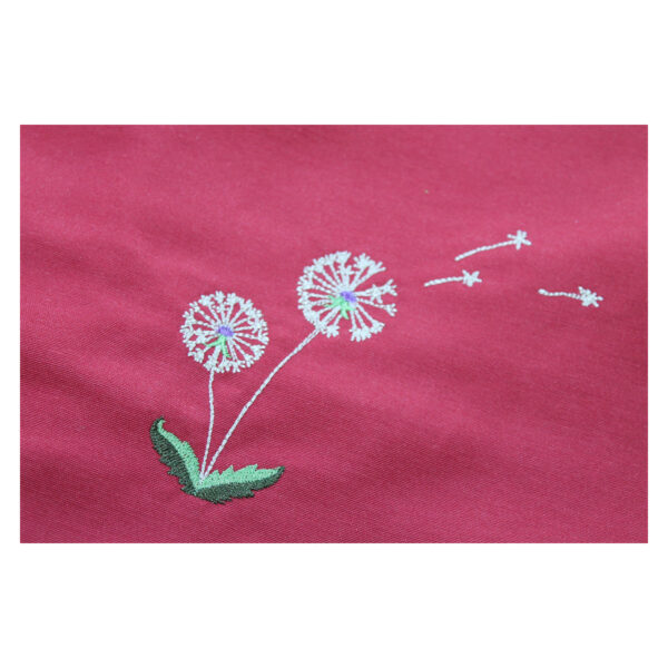 Rucksack - Turnbeutel - Wanderbeutel - bestickt - Pusteblume – Bild 3
