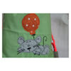 1 einzigartiger Kinderrucksack - Turnbeutel - Wanderbeutel - Dekostoff - hellgrün - Maus – Bild 7
