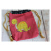 1 einzigartiger Kinderrucksack - Turnbeutel - Wanderbeutel - Dekostoff - Rot - Dino – Bild 6