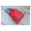 1 einzigartiger Kinderrucksack - Turnbeutel - Wanderbeutel - Dekostoff - rot - Tänzerin – Bild 4