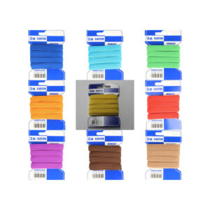 1.05Euro/m - 3 Meter Gummiband - 10 mm - auf Plisterkarte - versch. Farben