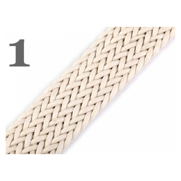 1m Taschengurt - Gurtband geflochten - Baumwollmischung - 30 mm - verschiedene Farben – Bild 8