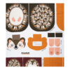 18.74EUR/m - Canvas - Tierbeutel Panel by Käselotti - Igel - Panel 80cm – Bild 5