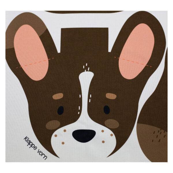 18.74EUR/m - Canvas - Tierbeutel Panel by Käselotti - Hund - Panel 80cm – Bild 6