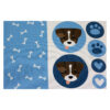 18.74EUR/m - Canvas - Tierbeutel Panel by Käselotti - Hund - Panel 80cm – Bild 4