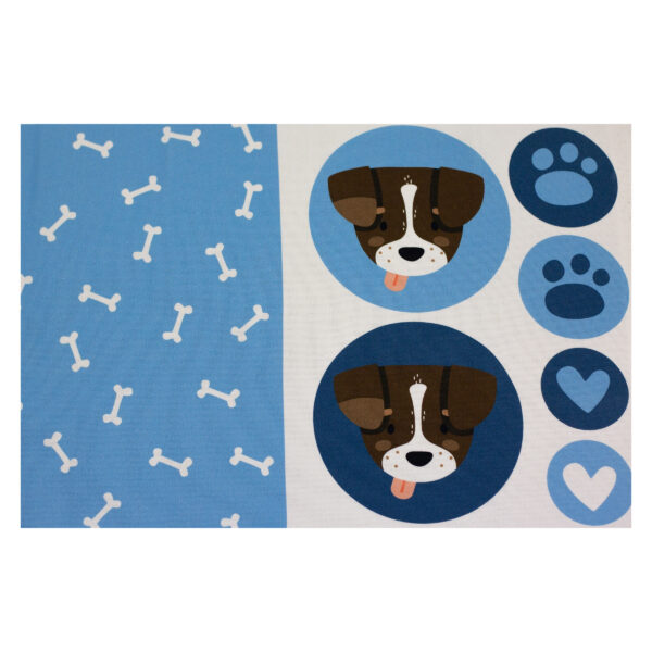 18.74EUR/m - Canvas - Tierbeutel Panel by Käselotti - Hund - Panel 80cm – Bild 4