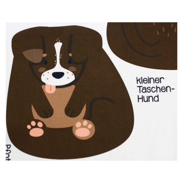 18.74EUR/m - Canvas - Tierbeutel Panel by Käselotti - Hund - Panel 80cm – Bild 2