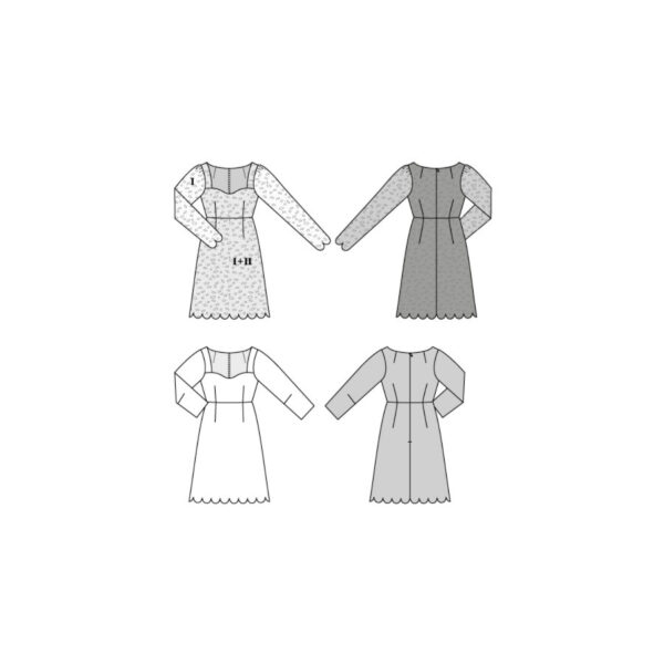 Burda Style Schnittmuster Nr. 5835 - Kleid - Cocktailkleid - schmale Silhouette – Bild 9