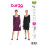 Burda Style Schnittmuster Nr. 5835 - Kleid - Cocktailkleid - schmale Silhouette