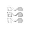 Burda Style Schnittmuster Nr. 5848 - Jacken - Blouson - kragenlos - sportlich – Bild 10