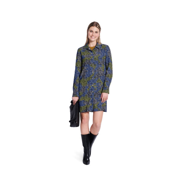 Burda Style Schnittmuster Nr. 5854 - Kleid - Hemdkleid - lange Ärmel - Kragen – Bild 2