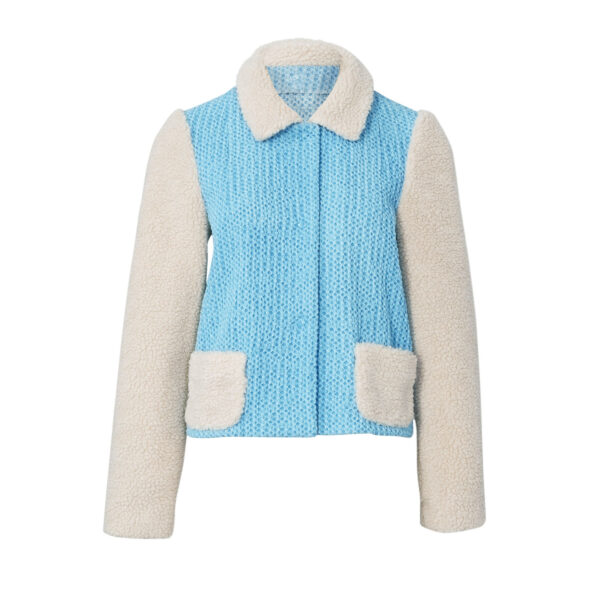 Burda Style Schnittmuster Nr. 5855 - Jacke und Mantel - lässig - kuschelig – Bild 4