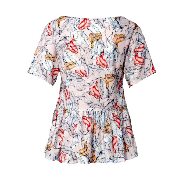 Burda Style Schnittmuster Nr. 5856 - Bluse - Blusenshirt - variable Ärmel – Bild 4