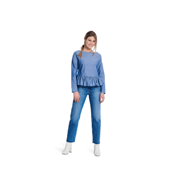 Burda Style Schnittmuster Nr. 5856 - Bluse - Blusenshirt - variable Ärmel – Bild 7