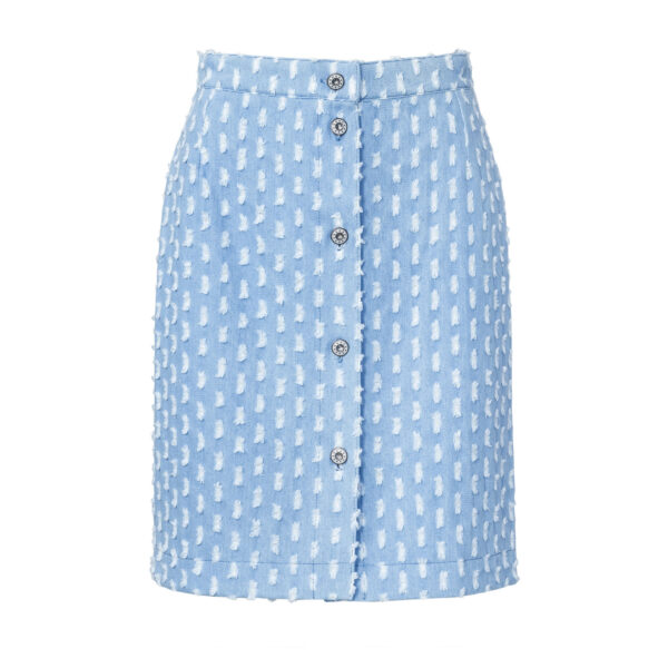 Burda Style Schnittmuster Nr. 5857 - Rock - durchgeknöpft - aufgesetzte Taschen – Bild 6
