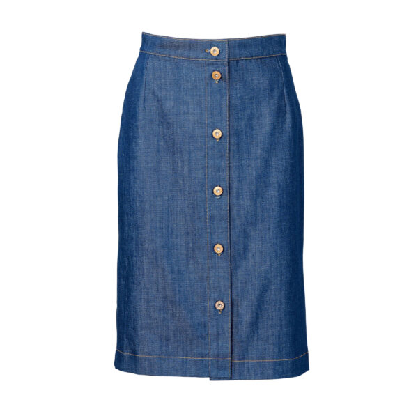 Burda Style Schnittmuster Nr. 5857 - Rock - durchgeknöpft - aufgesetzte Taschen – Bild 8