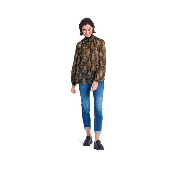 Burda Style Schnittmuster Nr. 5862 - Bluse - Raglanärmel und Halsblende – Bild 2