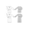 Burda Style Schnittmuster Nr. 5865 - Kleid und Tunika - runder Ausschnitt – Bild 9
