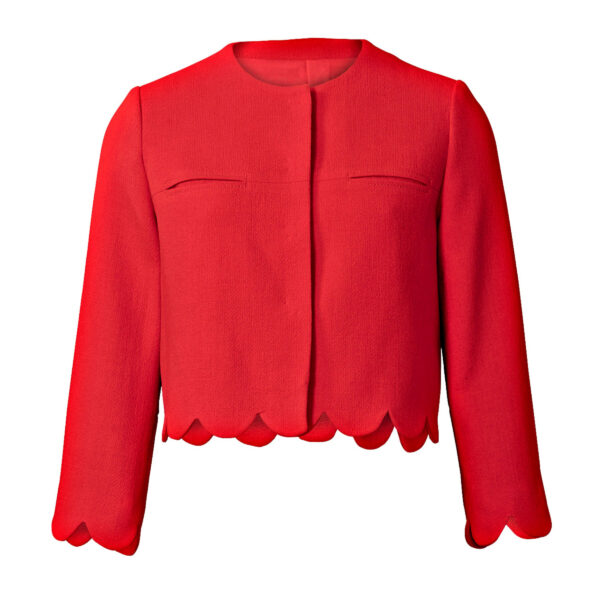 Burda Style Schnittmuster Nr. 5870 - Jacke - gerade geschnitten - kragenlos – Bild 3