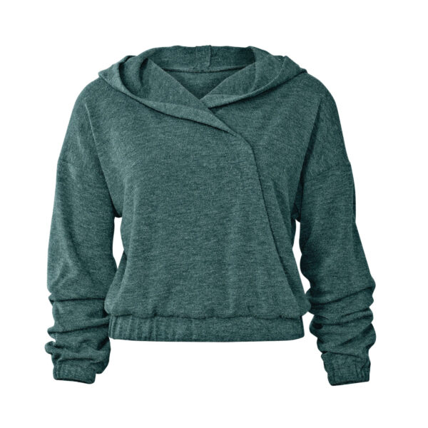 Burda Style Schnittmuster Nr. 5871 - Overall und Shirt - Hoody - Wickeleffekt – Bild 6
