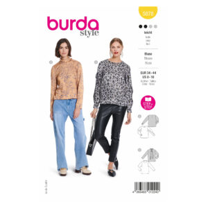 Burda Style Schnittmuster Nr. 5878 - Bluse - Blusenshirt - einfach überziehen
