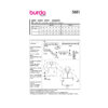 Burda Style Schnittmuster Nr. 5881 - Jacke - Kragen oder Kapuze - sportlich – Bild 8
