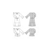 Burda Style Schnittmuster Nr. 5884 - Kleid und Bluse - runder Halsausschnitt – Bild 8