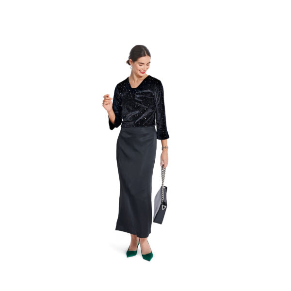 Burda Style Schnittmuster Nr. 5886 - Shirt - asymmetrische Schnittführung – Bild 5