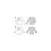 Burda Style Schnittmuster Nr. 5886 - Shirt - asymmetrische Schnittführung – Bild 9