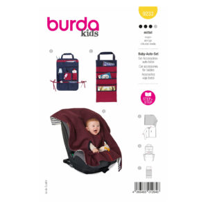 Burda Kids Schnittmuster Nr. 9233 - Accessoires - Baby Auto Set