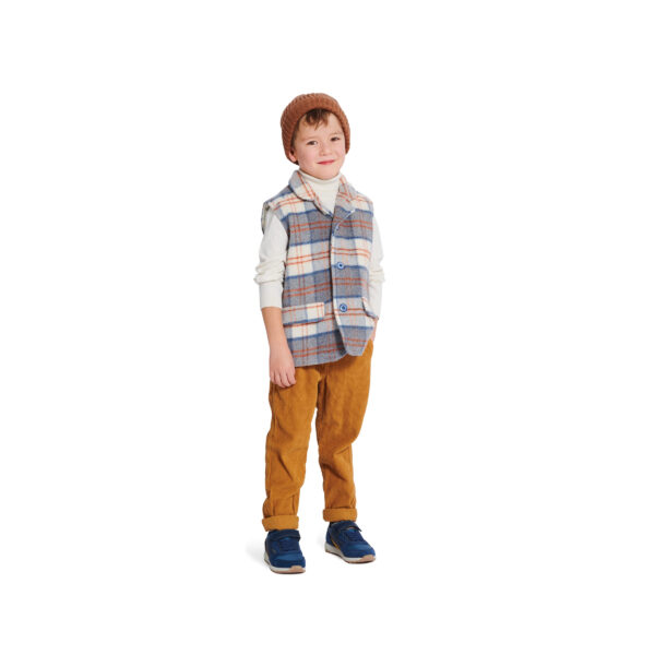 Burda Kids Schnittmuster Nr. 9234 - Weste und Jacke - Revers - Taschen – Bild 5