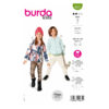 Burda Kids Schnittmuster Nr. 9237 - Sweater - Blouson - Raglanärmel - lässig