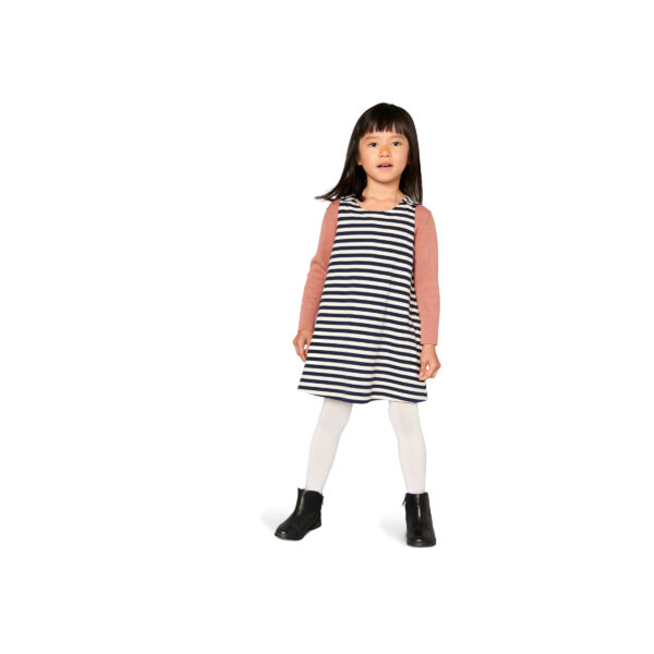 Burda Kids Schnittmuster Nr. 9238 - Kleid - Hängerchen - leicht ausgestellt – Bild 4