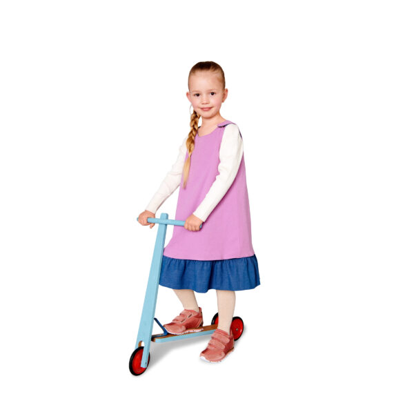 Burda Kids Schnittmuster Nr. 9238 - Kleid - Hängerchen - leicht ausgestellt – Bild 6