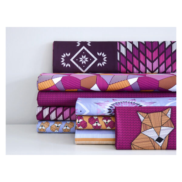 18.74EUR/m - Canvas Panel - Cozy Pillow DIY - pink / bordeaux - Panel 100 cm – Bild 4