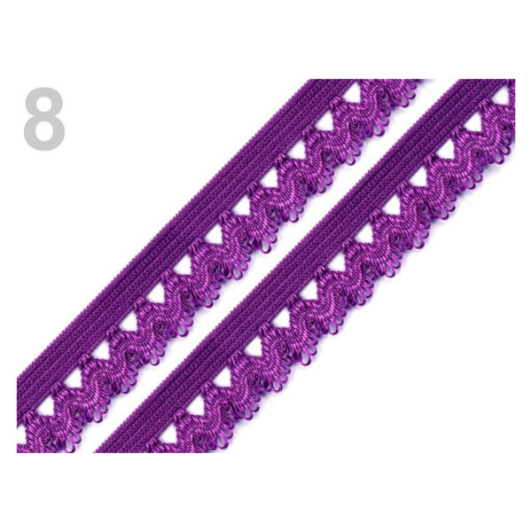 0.94 EUR/ m - 3m Rüschengummi - 15 mm -verschiedene Farben – Bild 6