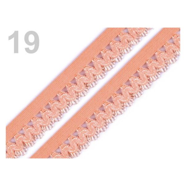 0.94 EUR/ m - 3m Rüschengummi - 15 mm -verschiedene Farben – Bild 11