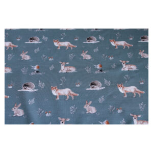 18.50EUR/ 1m - Baumwolljersey, Kindermotiv - Tiere - Forest Animals by Christiane Zielinski