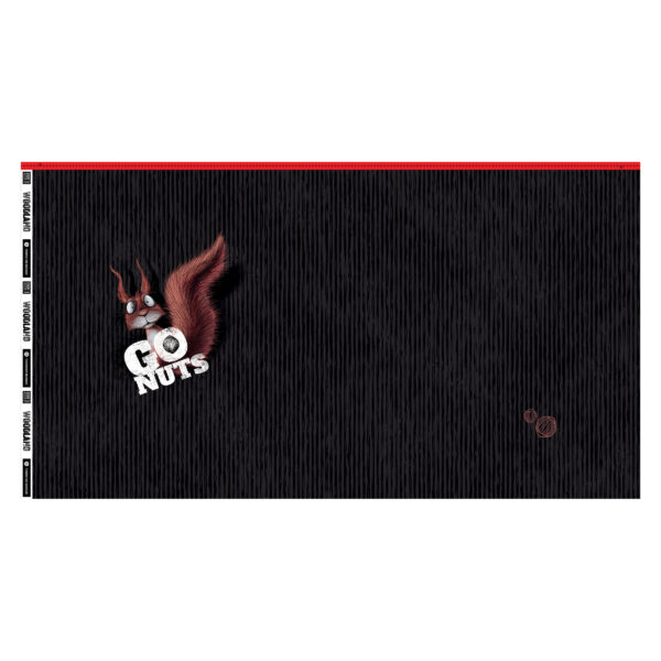 20.80EUR/m - French Terry - Sommersweat - Thorsten Berger - Panel Go Nuts - Braun, Grau – Bild 6