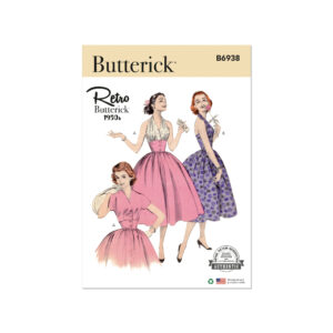 Butterick Schnittmuster - Retro - B6938 - Kleid der 50er Jahre
