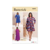 Butterick Schnittmuster - B6941 - Kleid mit Taillenbund, starke Größen