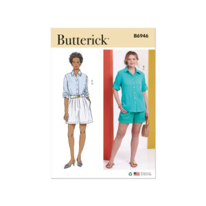 Butterick Schnittmuster - B6946 - Damenshorts und Bluse