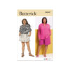 Butterick Schnittmuster - B6947 - Damenshorts und Bluse, starke Größen